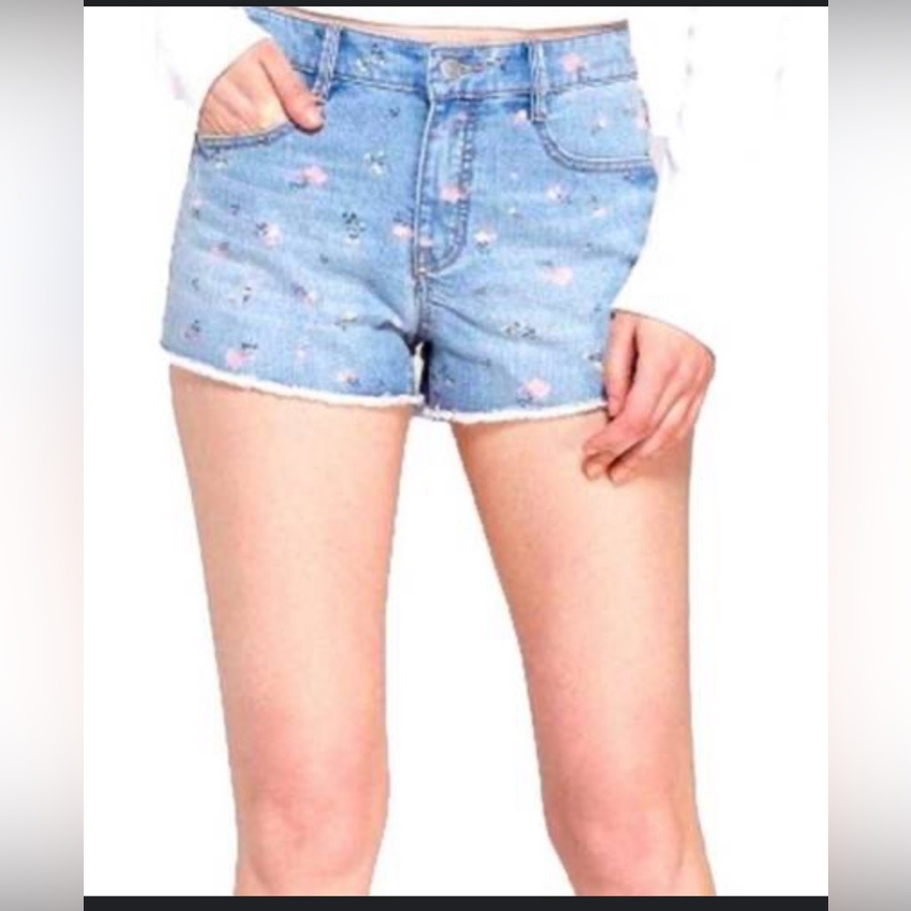Wild Fable Floral Denim Shorts NWOT